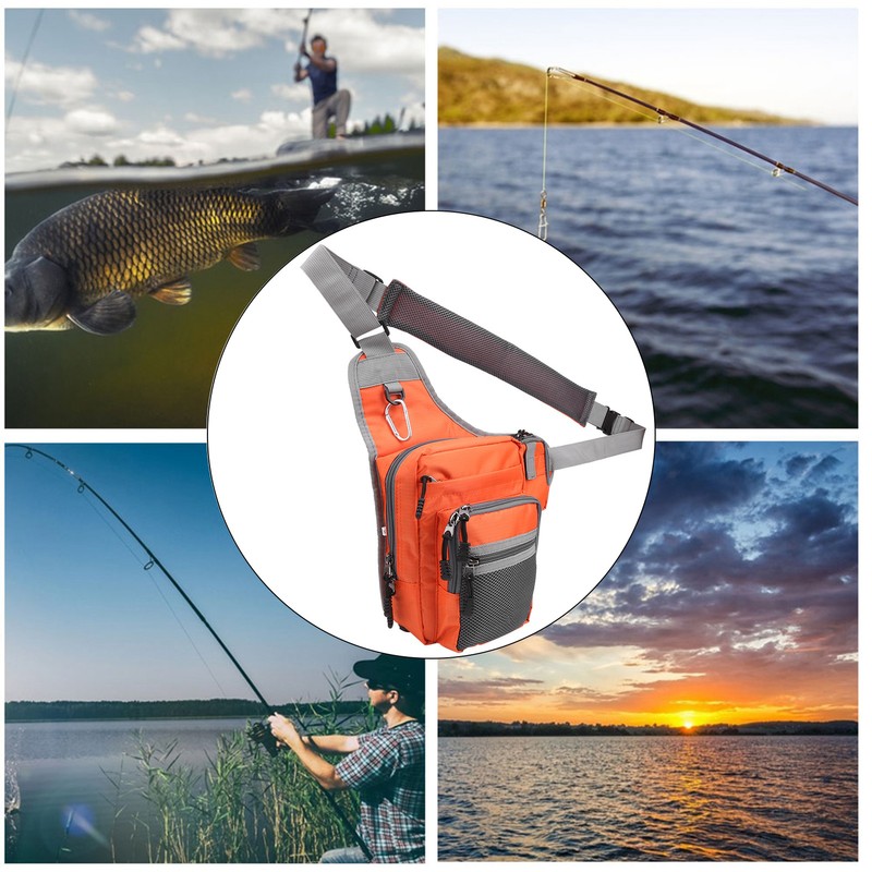 Fishing Bag Waist Outdoor Sport Multifuction Canvas for Cycling Mountain
