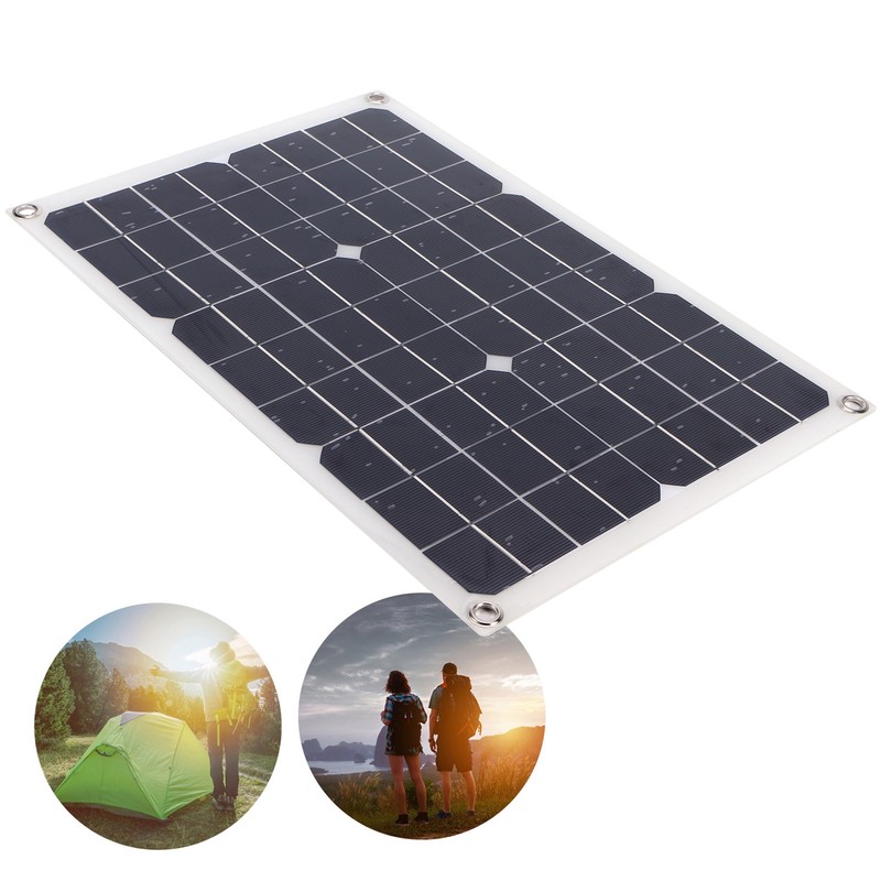 20W Solar Panel Kit Monocrystalline Photovoltaic Solar Charge Controller for