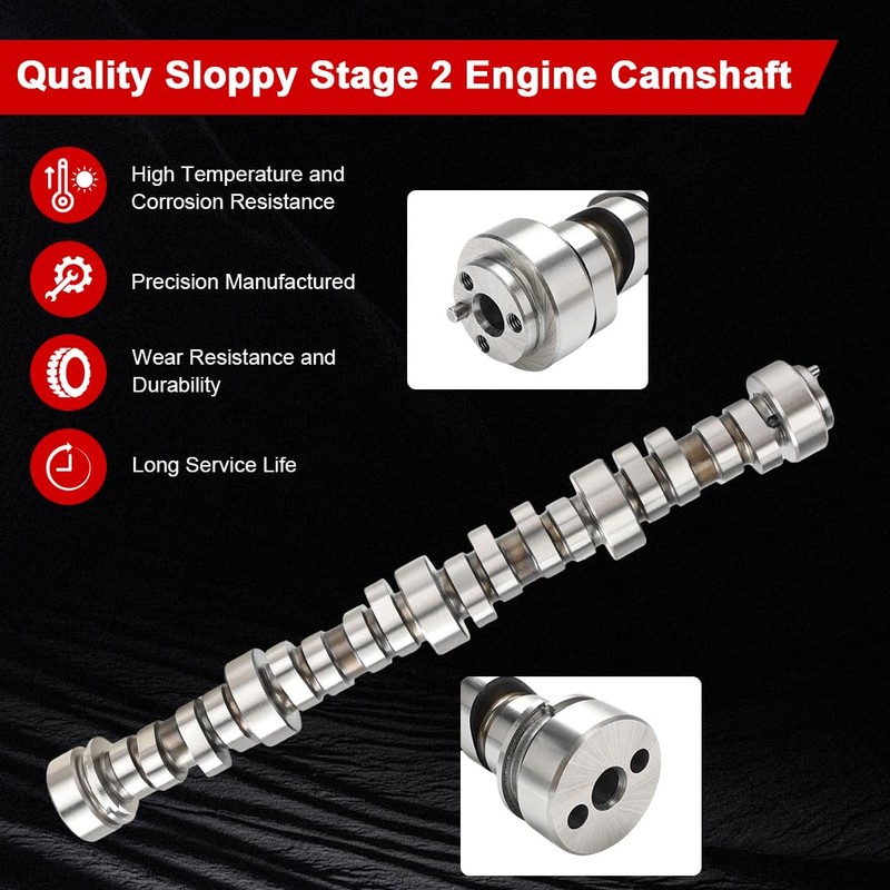 PEMICEM Sloppy Stage 2 Engine Camshaft .585/.585 Hydraulic Roller Lift