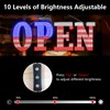 USA Flag 40"x14" Extra Large LED Open Signs for Business