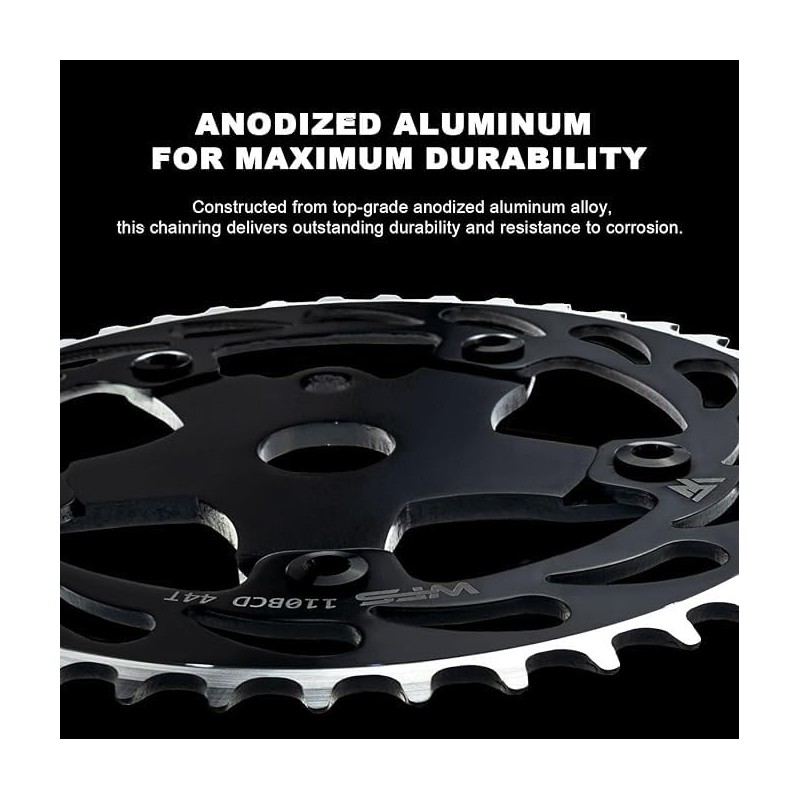 WFS Helix Chainring w/Spider Sprocket 44T 1/8" 110mm BCD 5