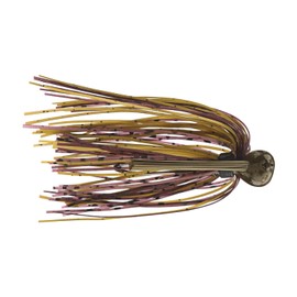 Lures Buckeye Flat Top Finesse Jig with Premium Skirting & Rubber Skirt Collar Durable Versatile Fishing Bait Green Pumpkin, 1/2 oz