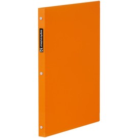 Maruman F481B-09 Loose Leaf Binder, A4, Septocrulle, 30 Holes, Orange