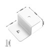 8Pcs Solar Panel Mount Mounting, Aluminums Z Brackets Set with