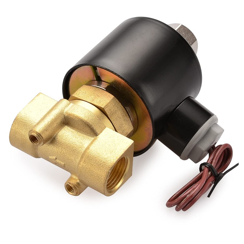 Heschen Brass Electric Solenoid Valve 2W-040-10K PT3/8'' DC24V Direct Actuation