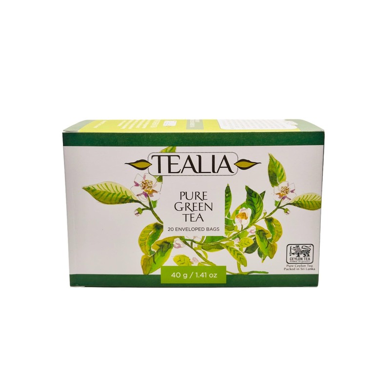 Tealia regular range - Pure Green Tea 2 g x