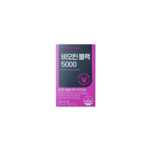 Nutrione Life Nutrione High Content Biotin Black 5000 x 6