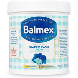 Balmex Diaper Rash Cream With Zinc Oxide 16 Oz (Pack Of 6)