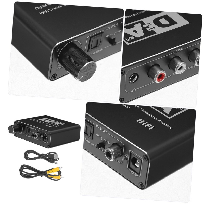 CIYODO Optical to Analog Audio Converter for Tv Speakers Compact