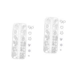 Baluue Beautiful Nail Art Pearls for DIY Manicure Heart-Shaped Pearl Decorations Lightweight Nail Gems for Home and Professional Use