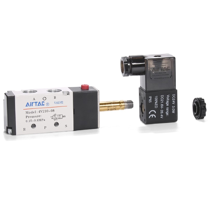 Solenoid Valve DC24V AirTAC 4V210-08 1/4"PT Pneumatic Air 2 Position
