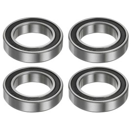 TOP-VIGOR 4Pcs 6804-2RS Deep Groove Ball Bearings, Z2 20mm x 32mm x 7mmDouble Sealed Industrial Bearings, Chrome Steel Skateboard Bearings for Electrical Instrument Equipment