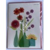 Papyrus Blank Greeting Card- Flowers In Vases