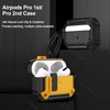 Wanme for Airpods Pro 2 Case, Full-Body Shockproof Hard Shell
