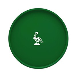 Kraftware Kasualware Collection 14" Round Serving Tray, Pelican - Blue