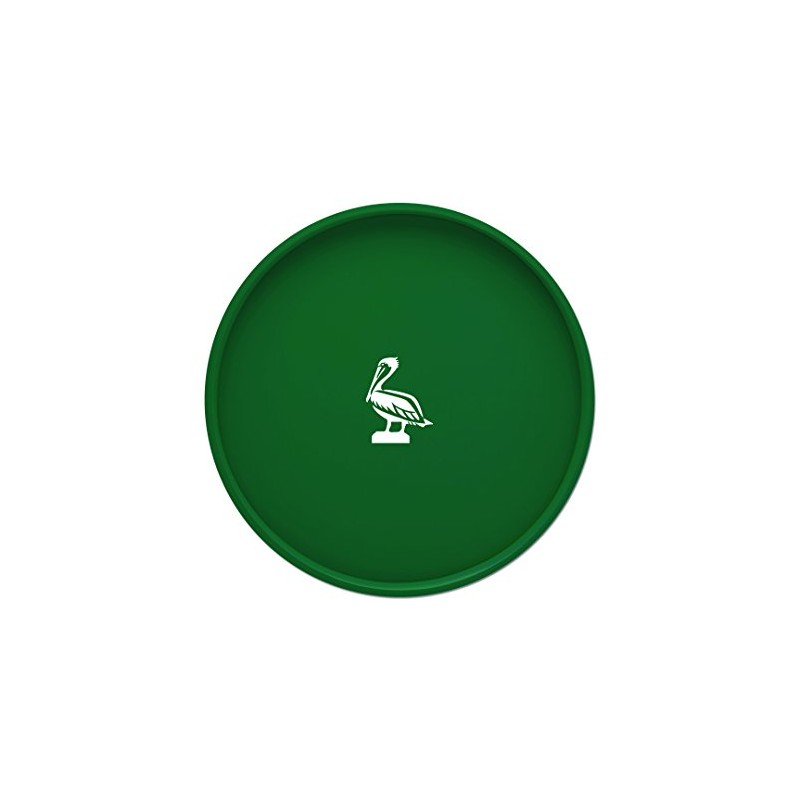 Kraftware Kasualware Collection 14" Round Serving Tray, Pelican - Blue