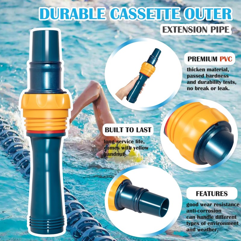 W70326 Cassette Outer Extension Pipe with Handnut Compatible with Zodiac