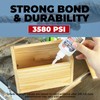 Wood Super Glue 113.6 Gram 4oz, Clear Instant Medium Cyanoacrylate