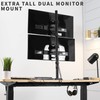 VIVO Dual Monitor Desk Stand Free-Standing LCD Mount, Holds in
