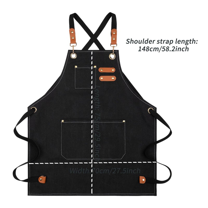 Nanxson Tools Apron Tool Apron Work Apron Multifunctional Canvas Apron