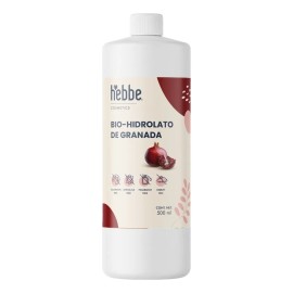 Tonico Facial Hidrolato Granada Destilado Antioxidante de Granada Piel mixta y grasa Hebbe Cosmetics & Ludika 1 L