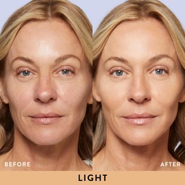 LAURA GELLER NEW YORK Award-Winning Baked Balance-n-Brighten Color Correcting Powder Foundation - Light - Buildable Light to Medium Coverage - Demi-Matte Natural Finish