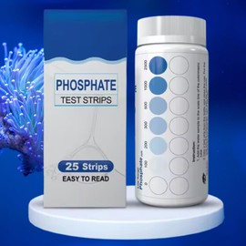 Aquarium Phosphate Test Strips - for Fresh/Salt Water Aquariums, Pools, Spas, Lab Grade, for Professional Or Home Use - Fast & Accurate Results - 4 Pack