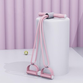 Pedal Puller Resistance Band | Fitness Bands | 4 Tube Tension Rope Workout Equipment Sit up for Stretching Training Slimming Gym Abdomen Women Leg Fitness Waist Men Home