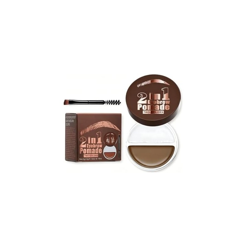 Bluemega Crema de Cejas Bicolor 2 en 1 y Gel