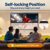 VIVOHOME 100 Inch 16:9 Pull Down Projector Screen, HD 4K