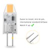 YUIIP No Flicker Led G4 Bulb Bi-Pin Base 2700K Warm