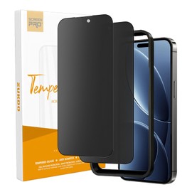 ZUKDO - Paquete de 2 protectores de visualización de privacidad mate 17 Pro Max de 6.9 pulgadas, antideslumbrante, antiespionaje, antihuellas, fácil instalación