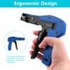 Flytuo Nylon Plastic Cable Tie Gun, All Steel Heavy Duty