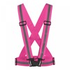 sourcing map Reflective Vest Adjustable High Visibility Safety Vest 1.5"