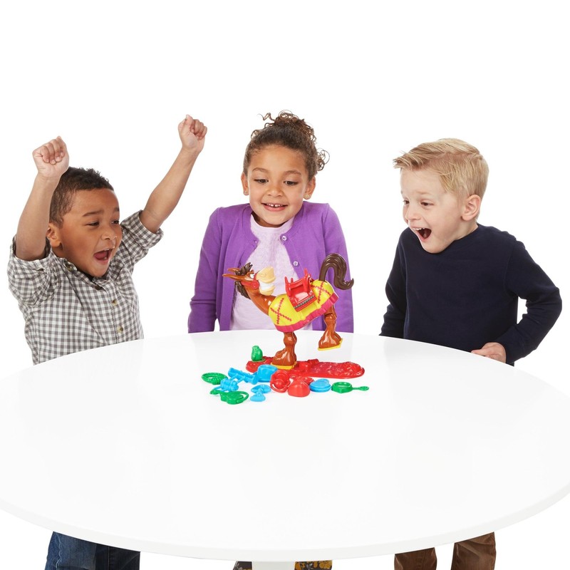 Hasbro 48380 48380-Hasbro Buckaroo-Saddle Stacking Classic Family Dexterity Game