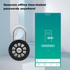 Decruil Padlock for Outdoor Gate,Digital Padlock with Code, Lock for