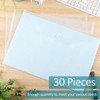 Honoson 30 Pcs 11 x 17 Inches Clear Envelopes with