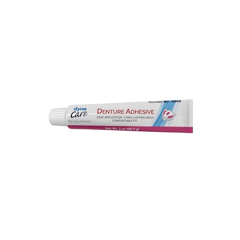 Dynarex 4865 Denture Adhesive 2 Oz Tube, pack of 72