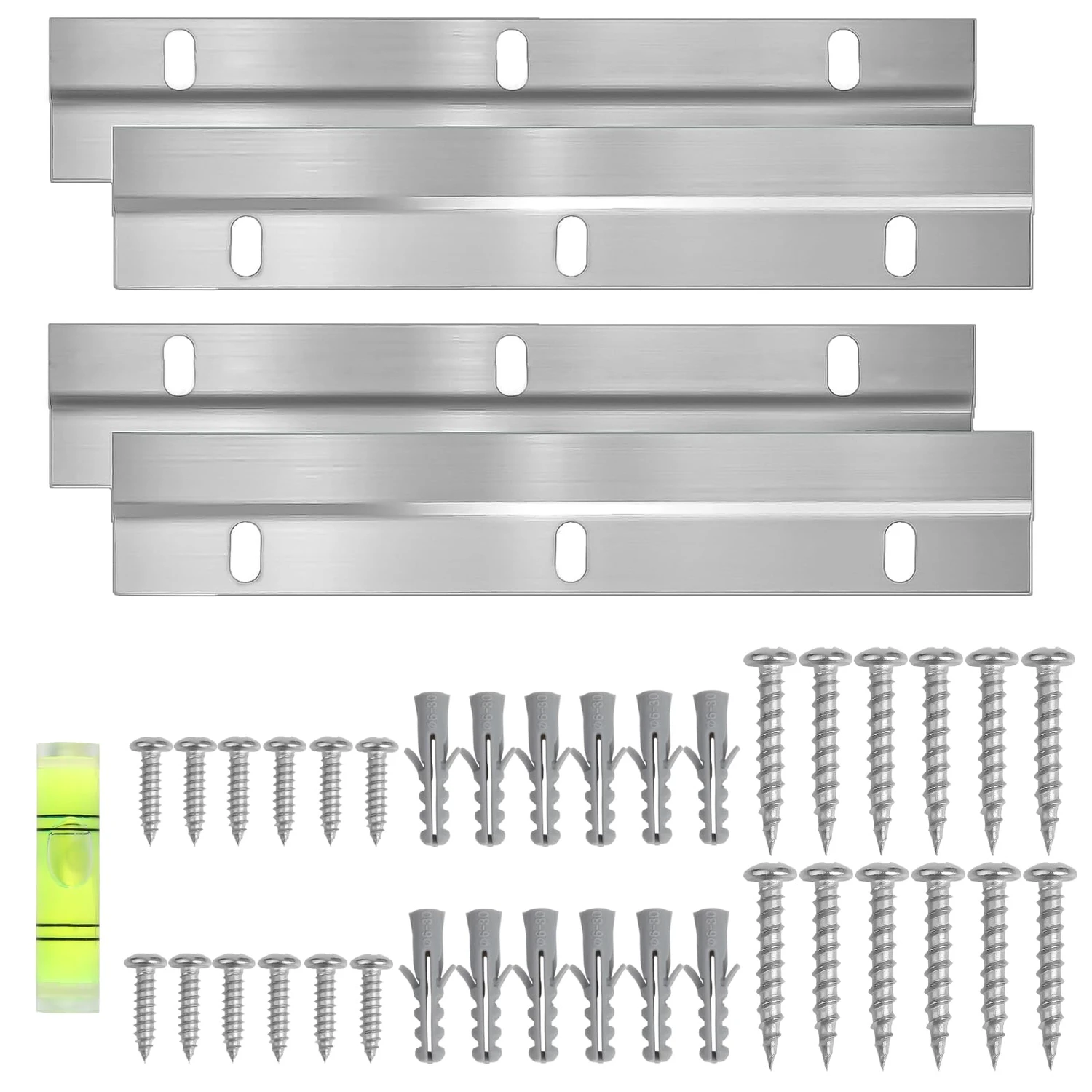 Pack of 4 Z Clamps for Hanging, 30 cm, French Cleat Rails, Heavy Duty ...