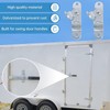 Cargo Trailer Door Latch Hasp Keeper for Ramp Padlock Race