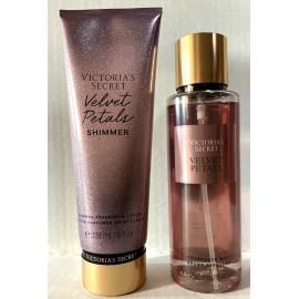 Victoria's Secret Velvet Petals Fragrance Mist + Shimmer Fragranced Body Lotion