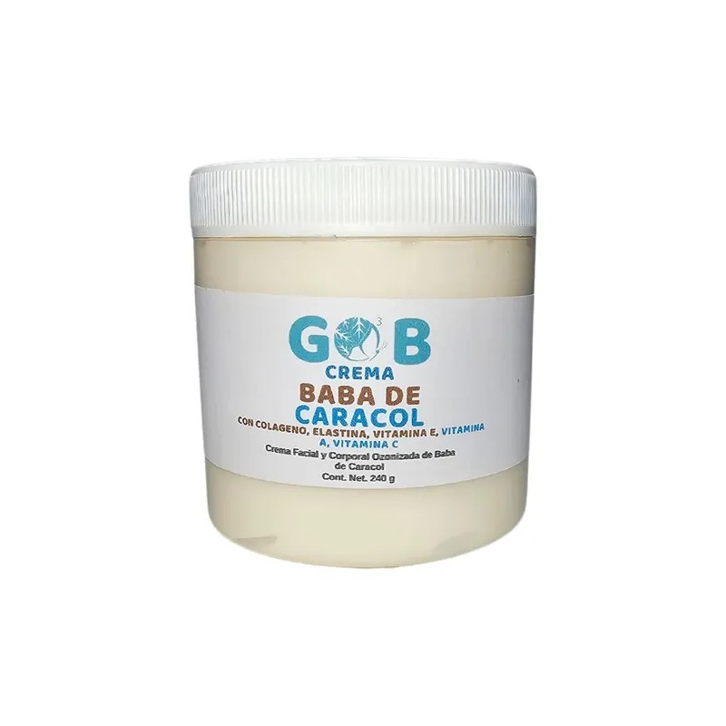 Gob crema ozonizada baba de caracol 240 g regenera todo