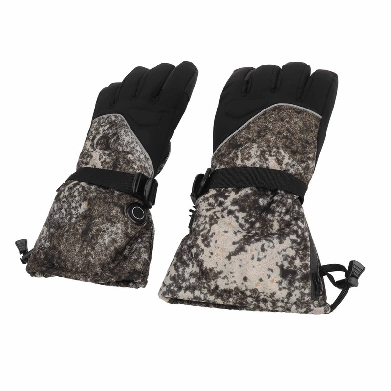 Electric Thermal Gloves Polyester Adjustable Temperature Anti Slip Touch Screen