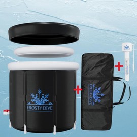 Frosty Dive Portable Ice Bath Plunge - Variants: Premium Tub, Add Water Chiller?: Only Tub