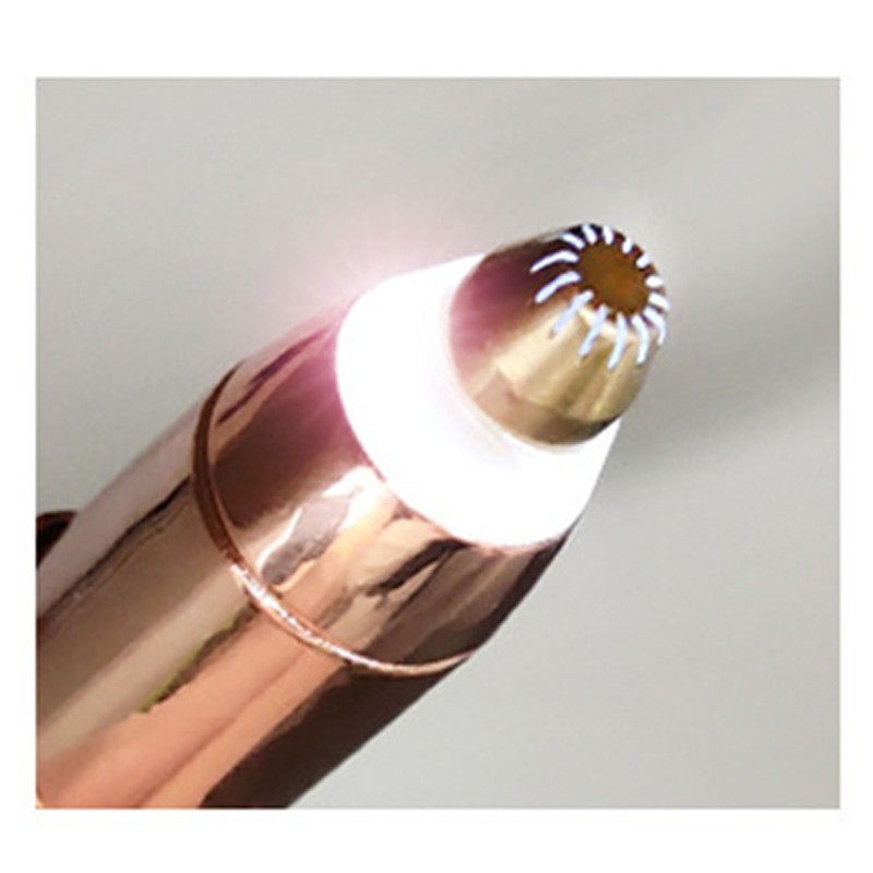 Electric Eyebrow Trimmer Rechargeable Stainless Steel Automatic Eyebrow Groomer for