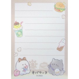 Crux Obakenu Food Mini Memo Pad (124125)~KAWAI