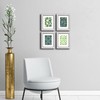 DEKWINN,8x10 Picture Frame Set of 4 with Real Glass for