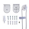 25mm Quality Metal Bracket Upgrade Roller Blind Fittings Spare Kit