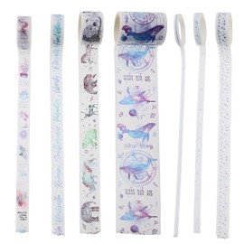BESPORTBLE 10rollos Cinta Washi para Scrapbook Set Creativo de Pegatinas para Libretas Decorativas Papel Washi Diseño Océano Profundo