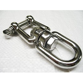 8MM Stainless Steel Swivel Eye Jaw - Marine Boat Sailing Pin 1662KG